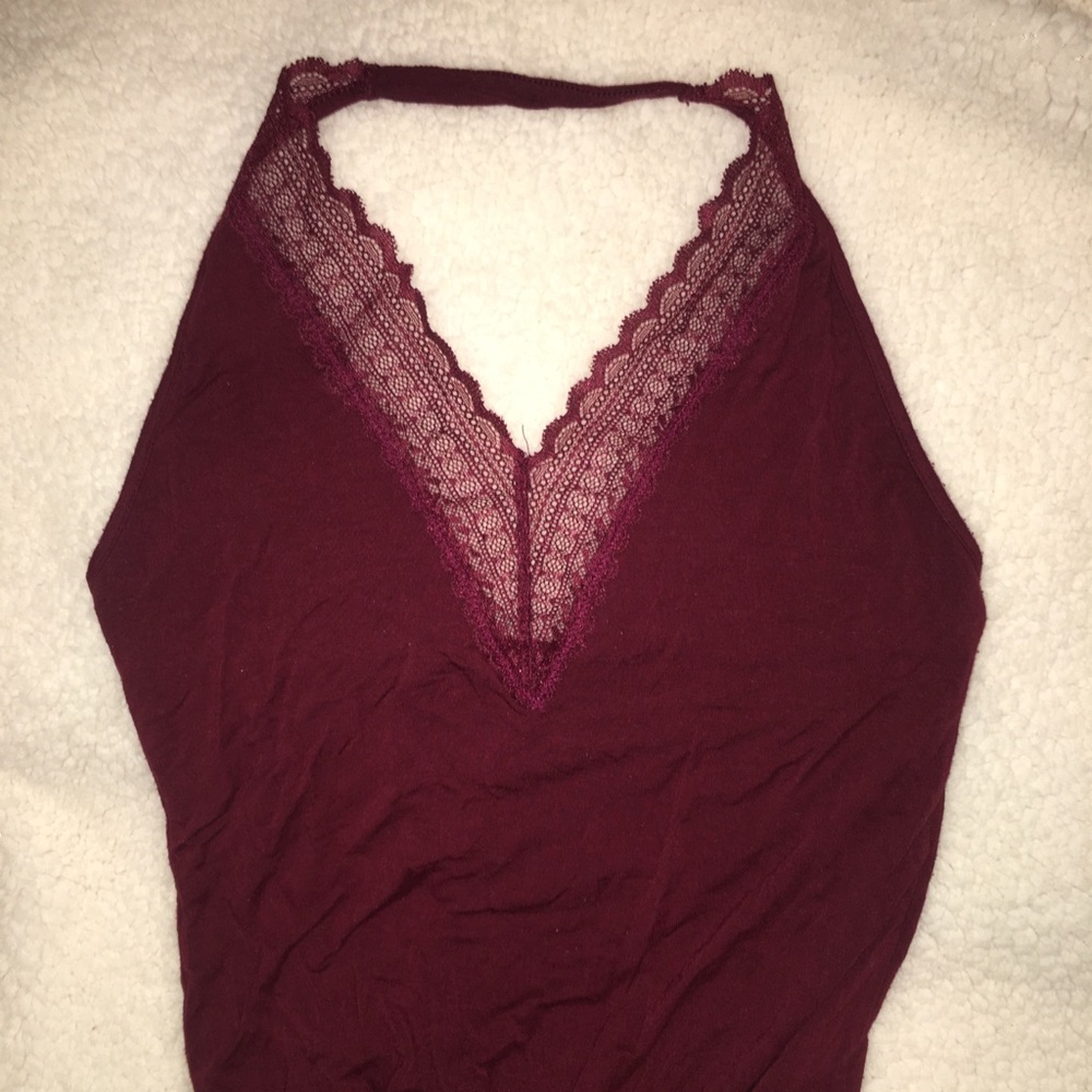 American Eagle Lace Lined Bodysuit